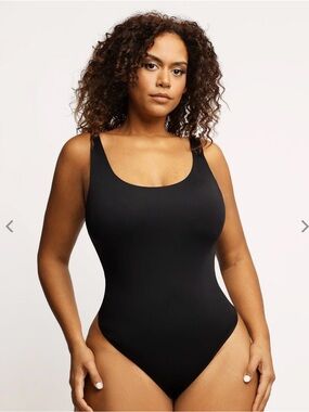 NWOT Black Sculpting Shapewear Bodysuit - Sleek Support